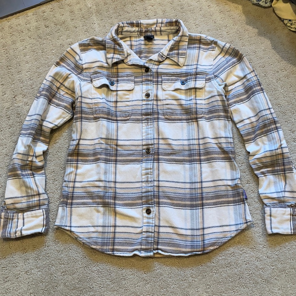 Patagonia Long-Sleeved Fjord Flannel Shirt